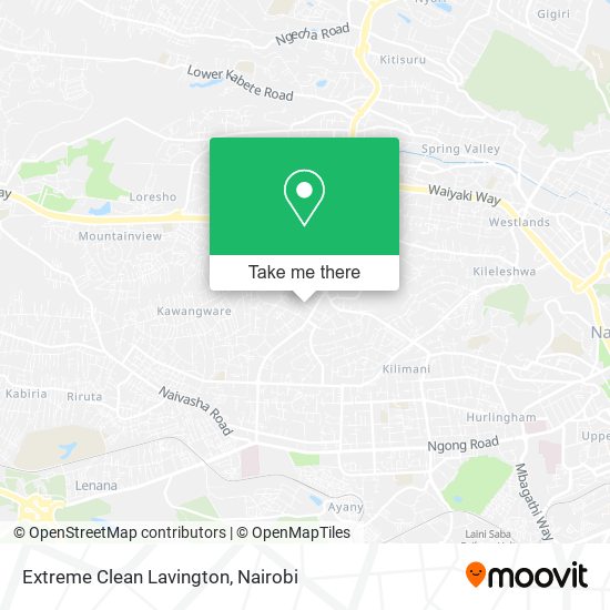 Extreme Clean Lavington map
