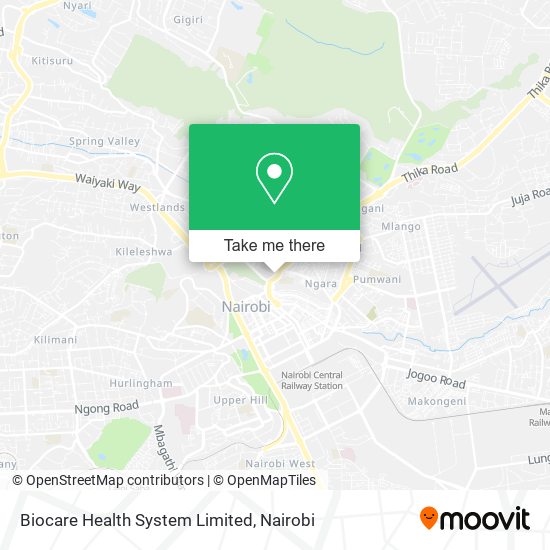 Biocare Health System Limited map