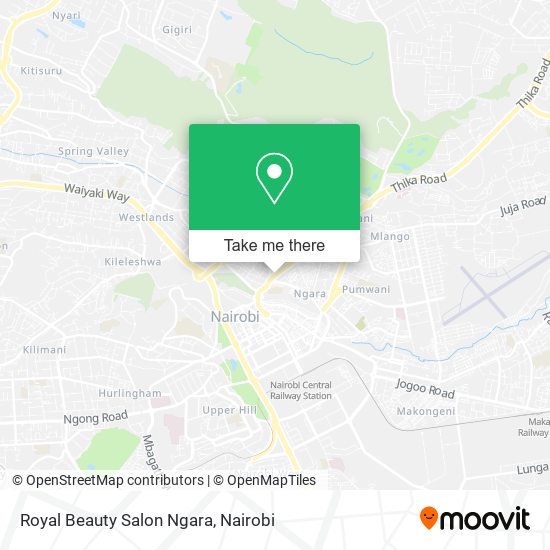 Royal Beauty Salon Ngara map