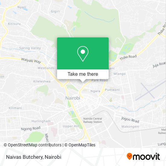 Naivas Butchery map