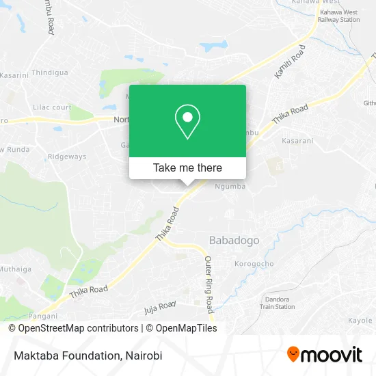 Maktaba Foundation map