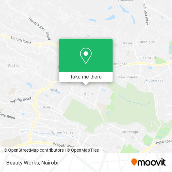 Beauty Works map