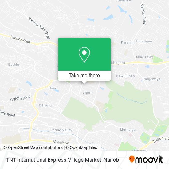 TNT International Express-Village Market map