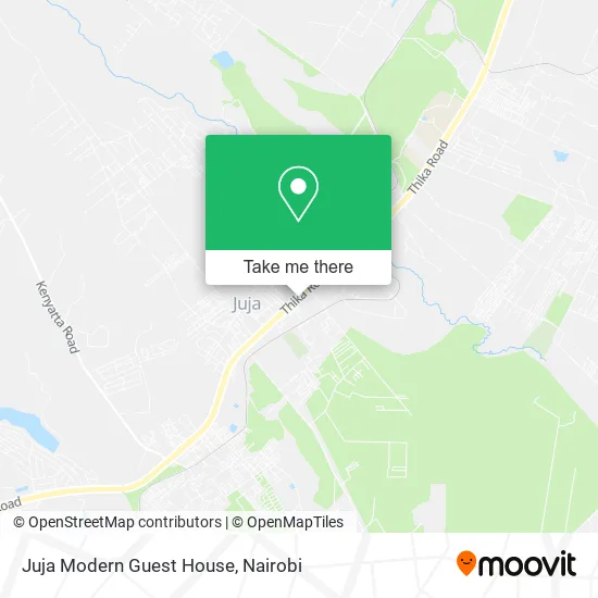 Juja Modern Guest House map