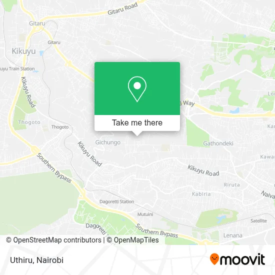 Uthiru map