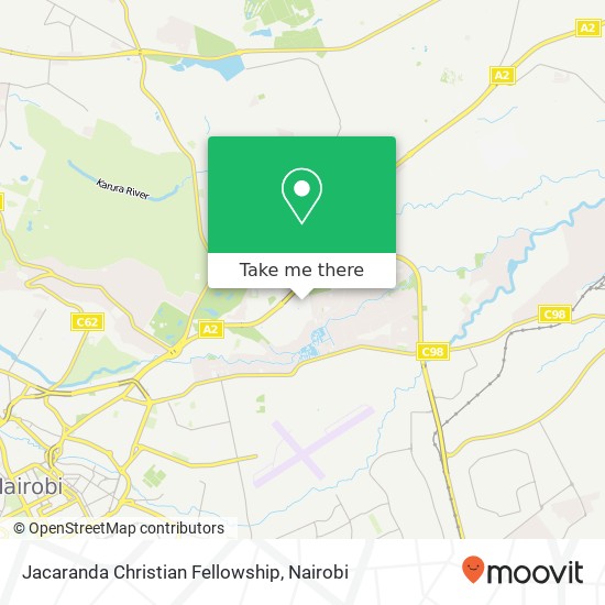 Jacaranda Christian Fellowship map