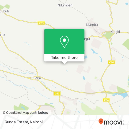 Runda Estate map