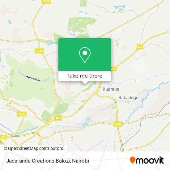 Jacaranda Creations Balozi map