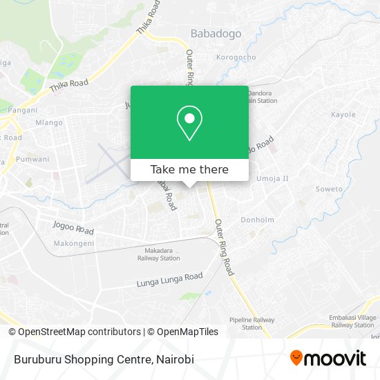 Buruburu Shopping Centre map