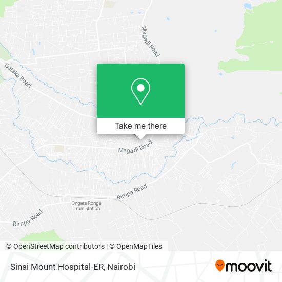 Sinai Mount Hospital-ER map