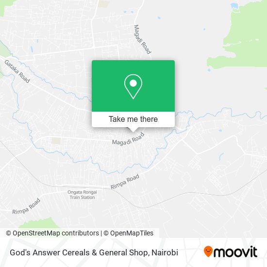 God's Answer Cereals & General Shop map