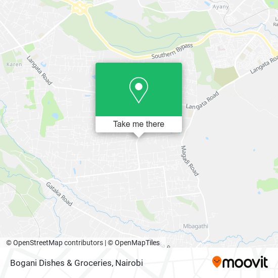 Bogani Dishes & Groceries map