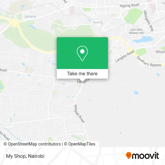 My Shop map