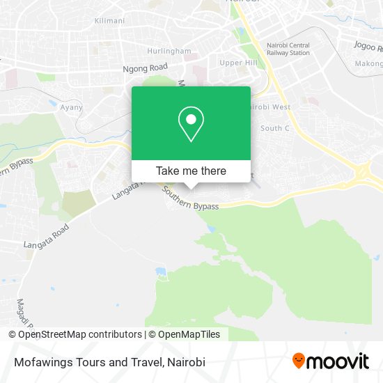 Mofawings Tours and Travel map