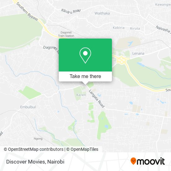 Discover Movies map