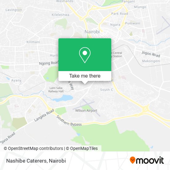 Nashibe Caterers map