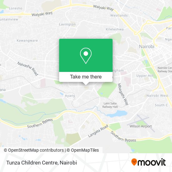 Tunza Children Centre map