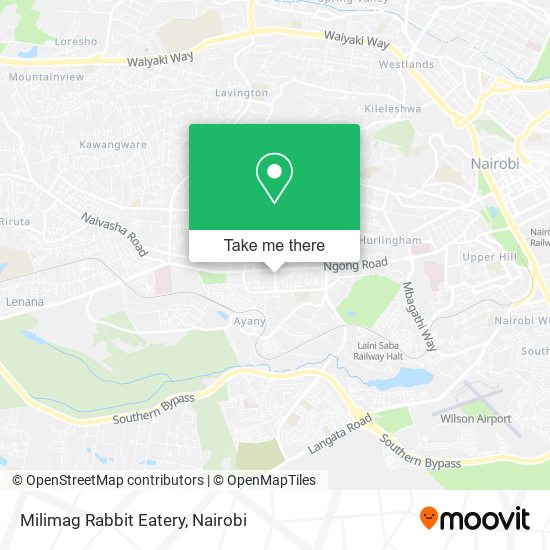 Milimag Rabbit Eatery map
