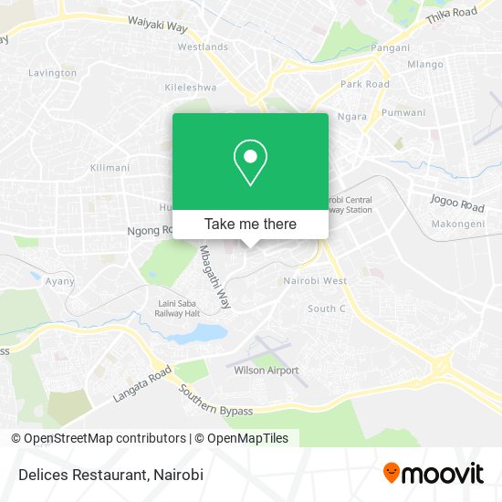 Delices Restaurant map