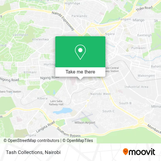 Tash Collections map