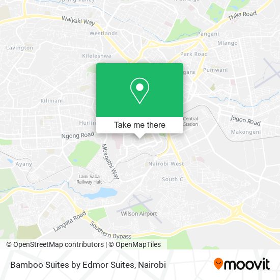 Bamboo Suites by Edmor Suites map