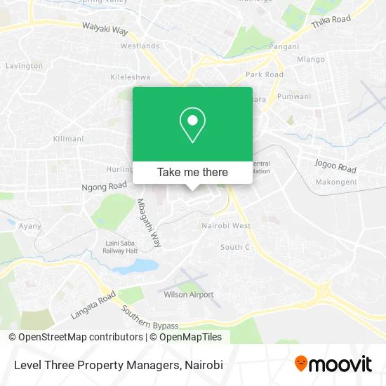 Level Three Property Managers map