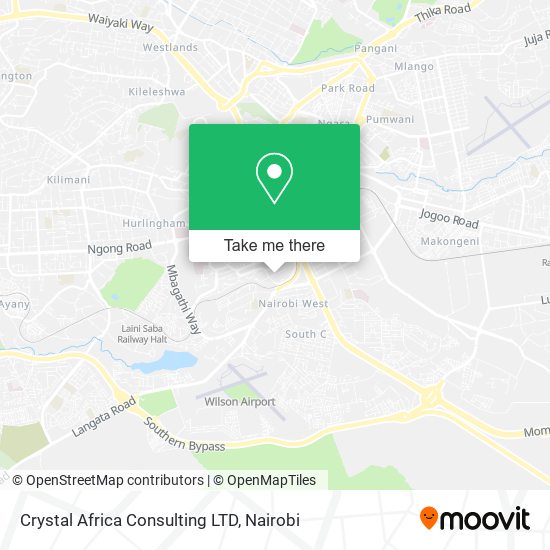 Crystal Africa Consulting LTD map