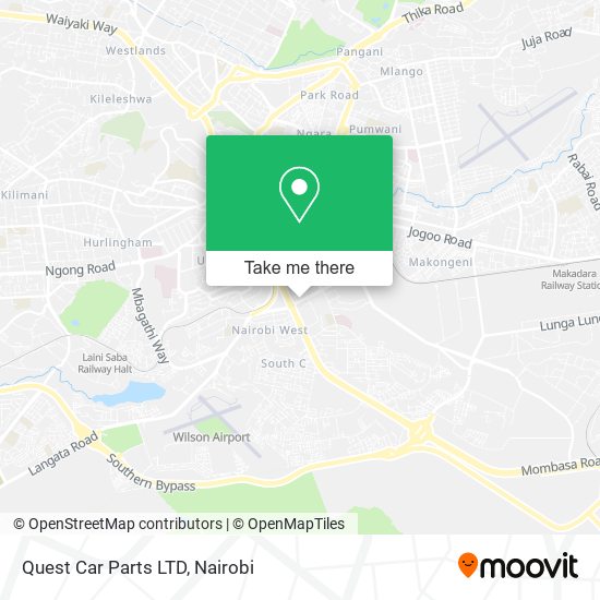 Quest Car Parts LTD map