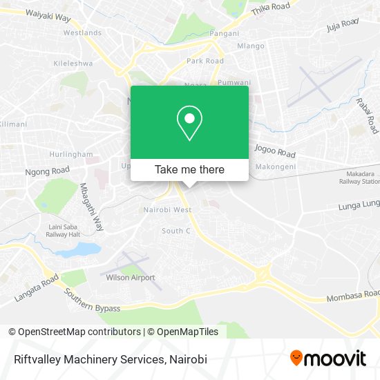 Riftvalley Machinery Services map