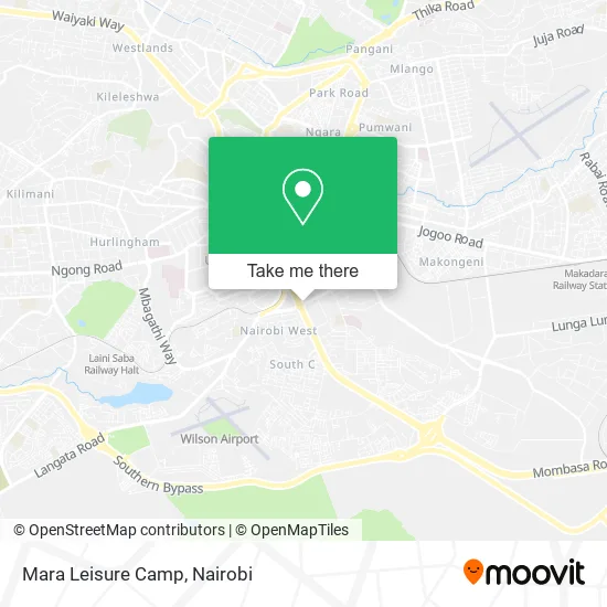 Mara Leisure Camp map