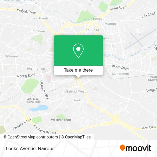 Locks Avenue map