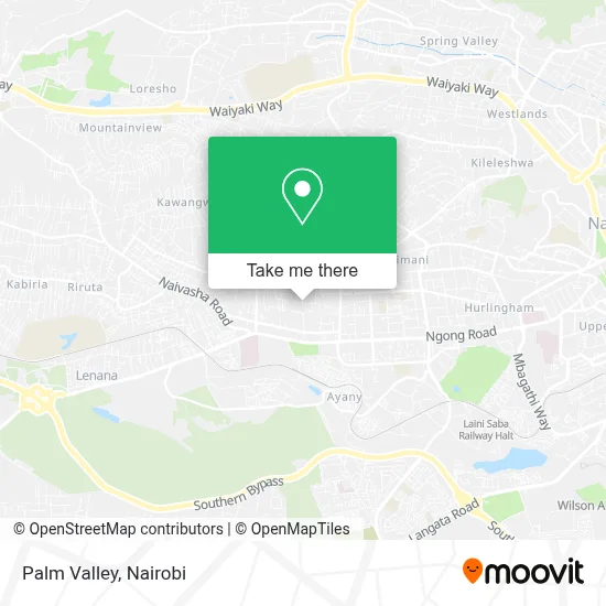Palm Valley map