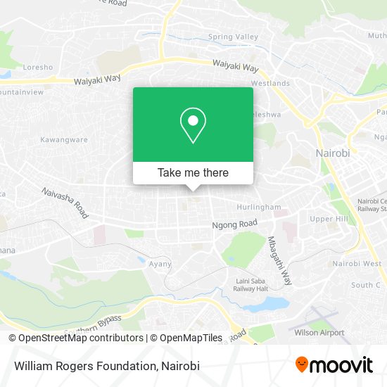 William Rogers Foundation map