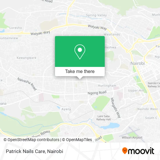 Patrick Nails Care map