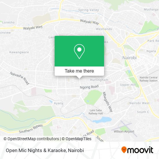 Open Mic Nights & Karaoke map