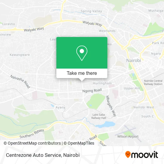 Centrezone Auto Service map