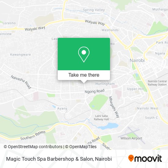 Magic Touch Spa Barbershop & Salon map