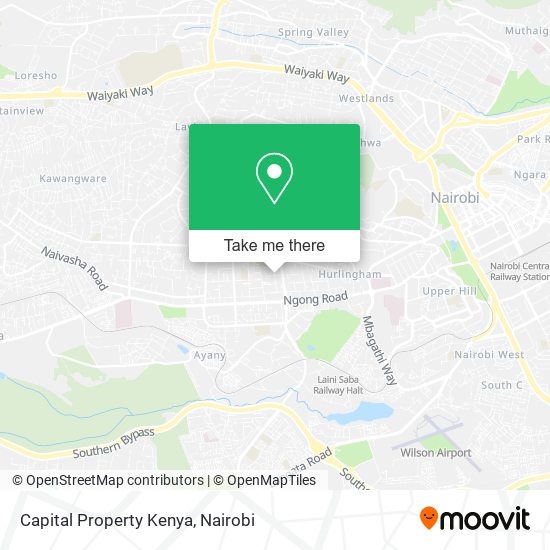 Capital Property Kenya map