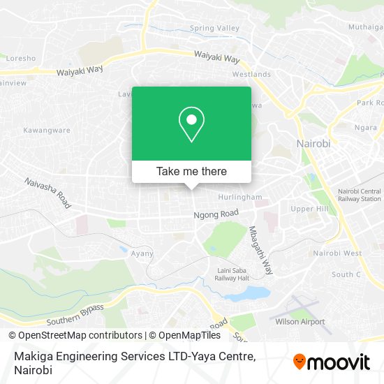 Makiga Engineering Services LTD-Yaya Centre map