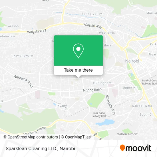 Sparklean Cleaning LTD. map