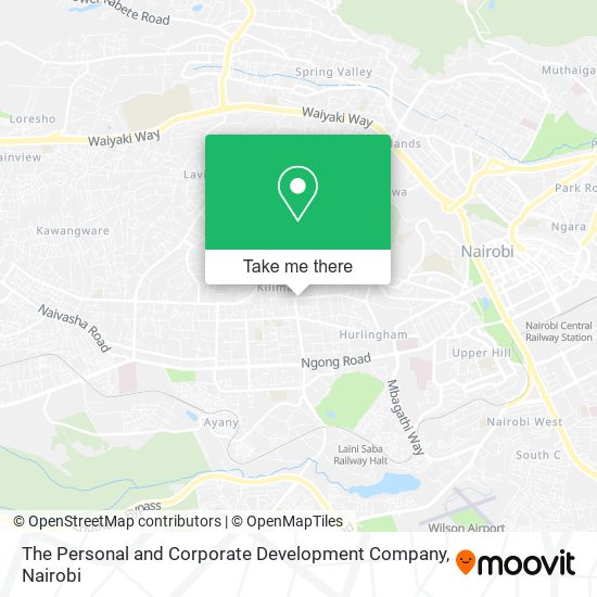 The Personal and Corporate Development Company map