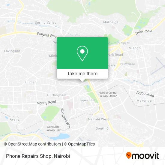 Phone Repairs Shop map