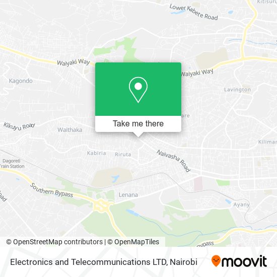 Electronics and Telecommunications LTD map