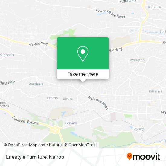 Lifestyle Furniture map
