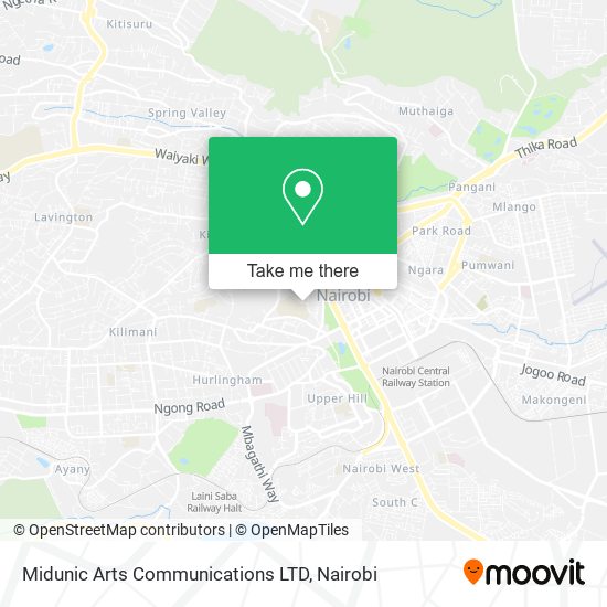Midunic Arts Communications LTD map