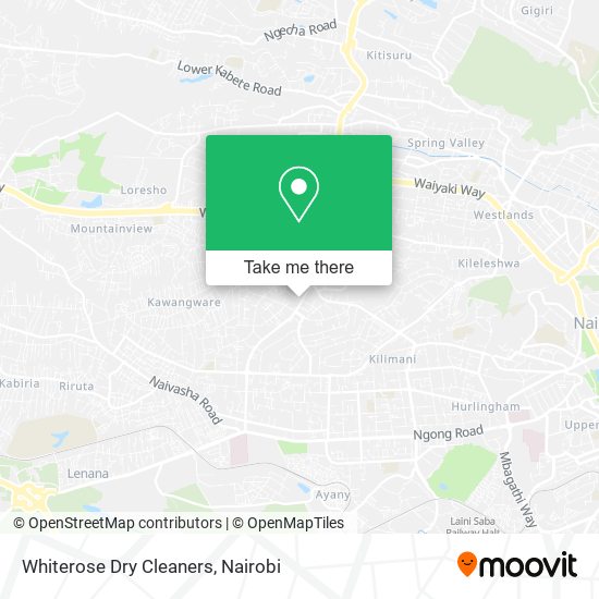 Whiterose Dry Cleaners map