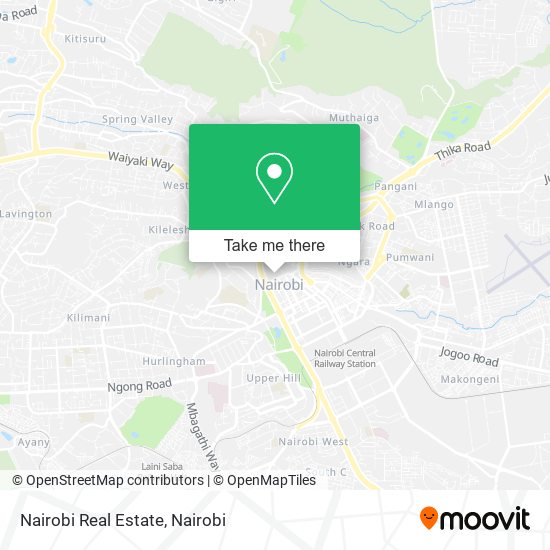 Nairobi Real Estate map