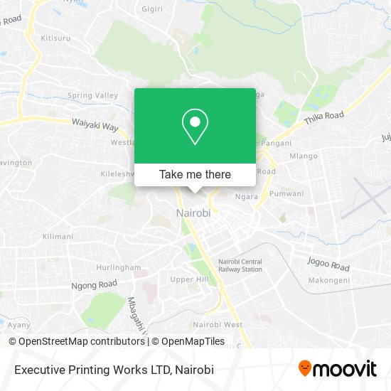 Executive Printing Works LTD map