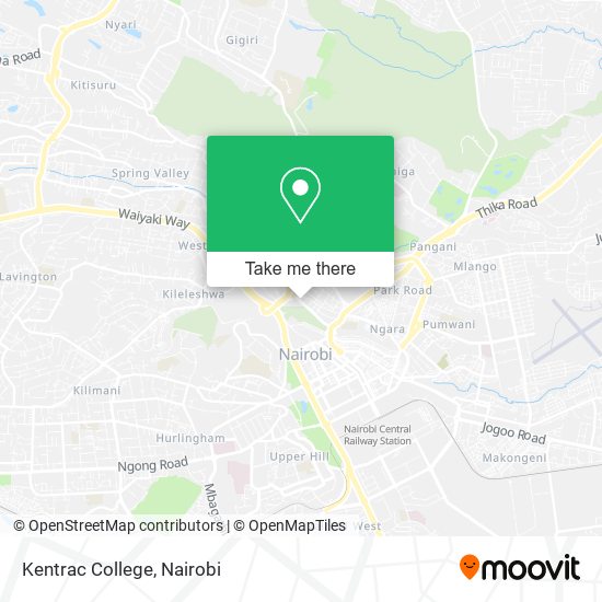 Kentrac College map