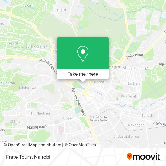 Frate Tours map
